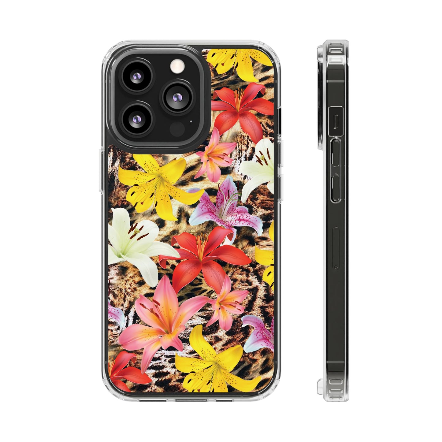 'Lovely flowers' Clear Iphone Cases