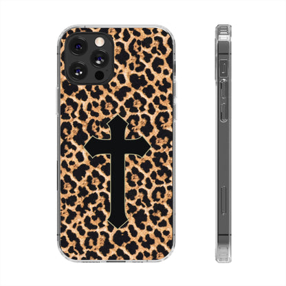 'Tiger skin' Clear Iphone Cases