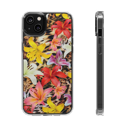 'Lovely flowers' Clear Iphone Cases