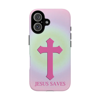 'Jesus Saves' Tough Iphone Cases