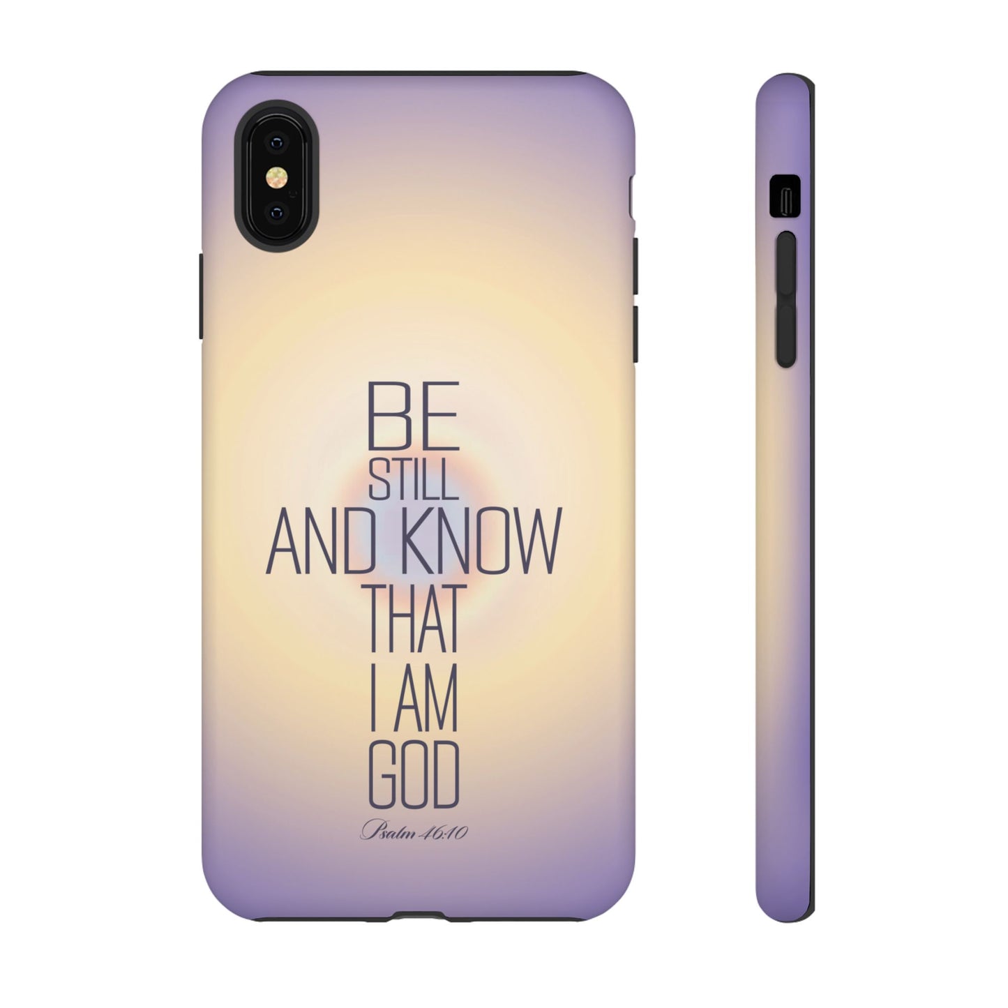 'Psalm 46v10 Bible verse' Tough Iphone Cases