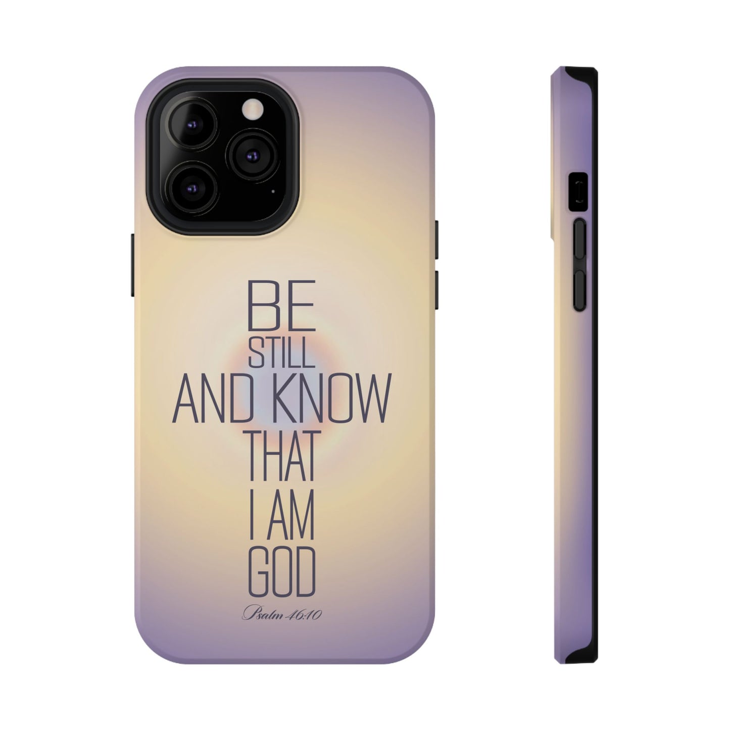 'Psalm 46v10 Bible verse ' Impact-Resistant Iphone Cases