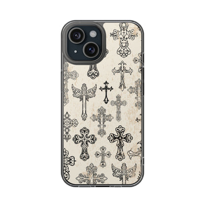 'Little cross' Clear Iphone Cases