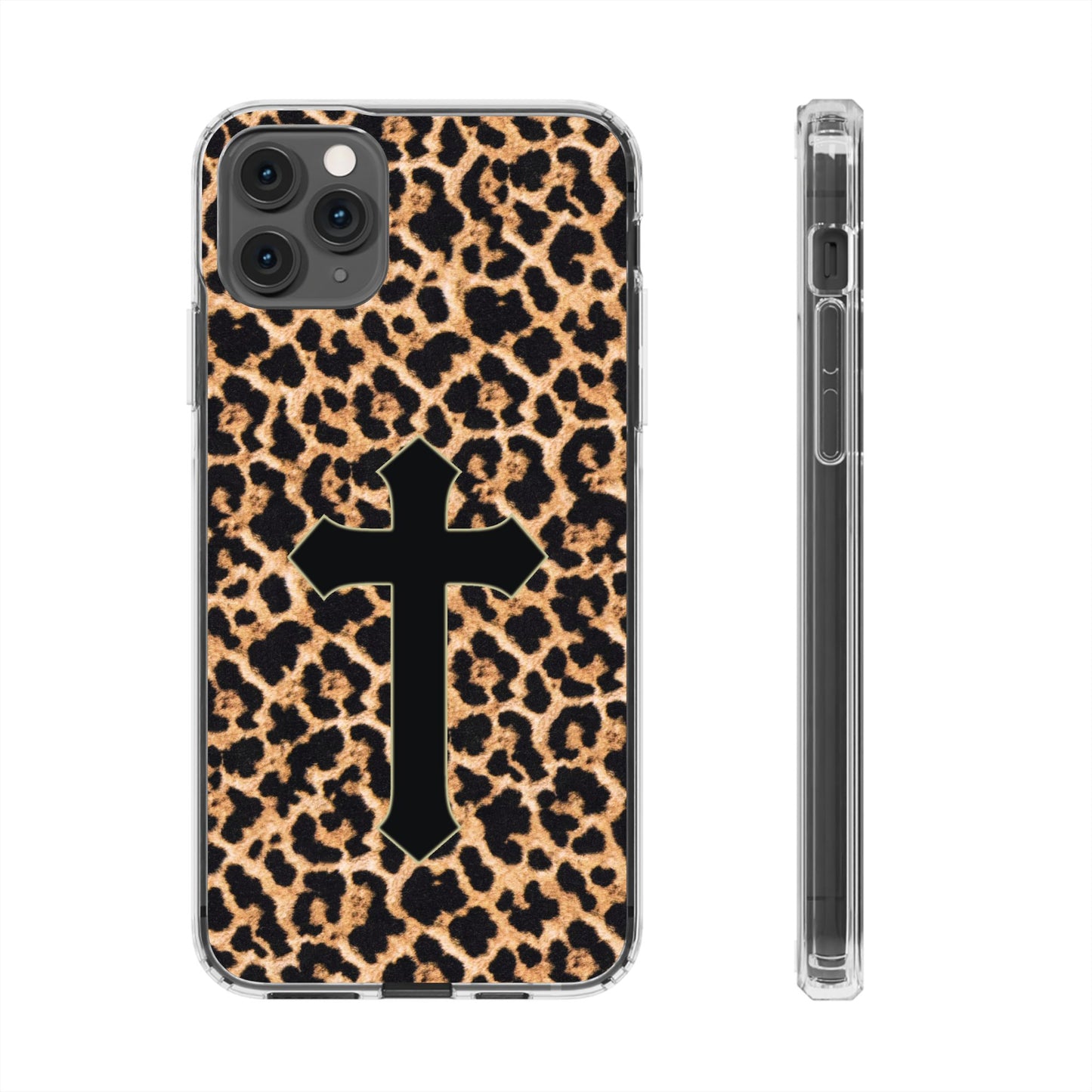 'Tiger skin' Clear Iphone Cases