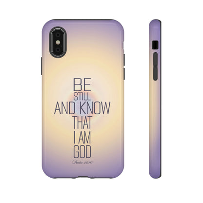 'Psalm 46v10 Bible verse' Tough Iphone Cases