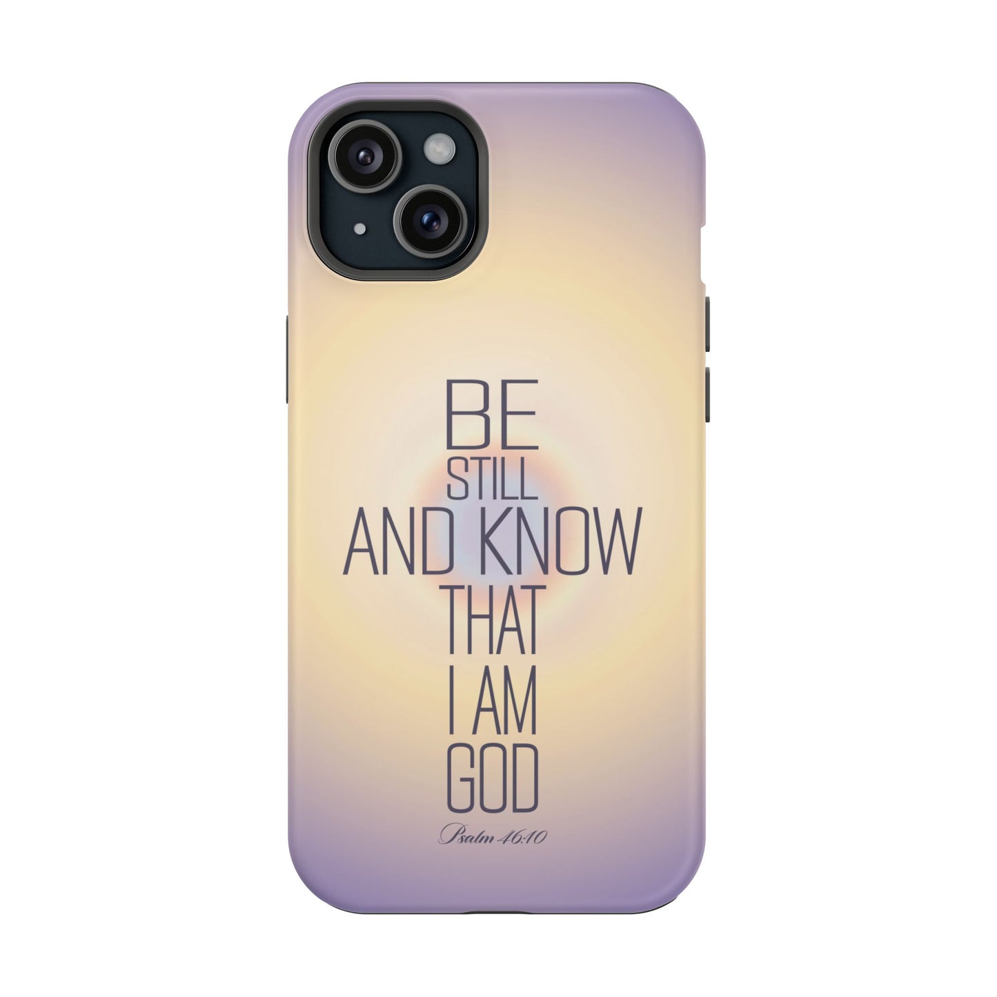 'Psalm 46v10 Bible verse ' Impact-Resistant Iphone Cases