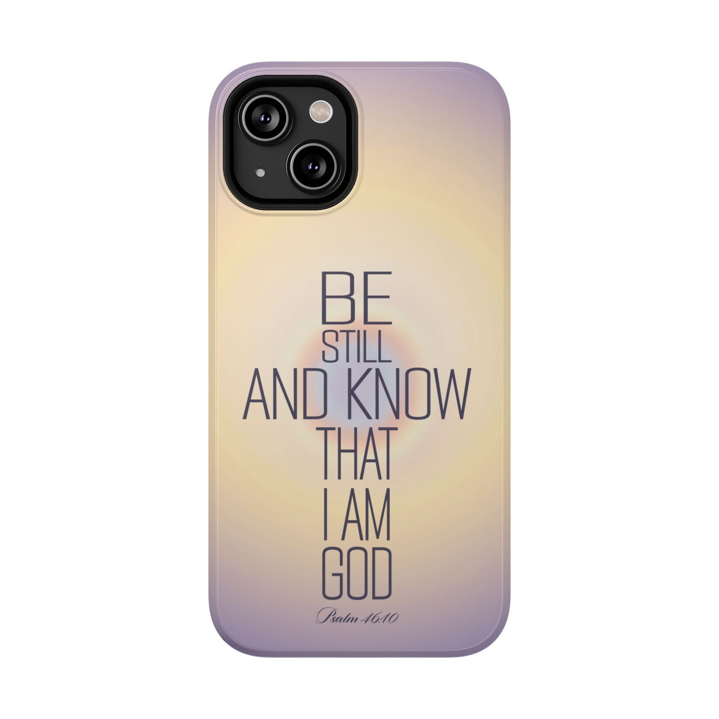 'Psalm 46v10 Bible verse ' Impact-Resistant Iphone Cases