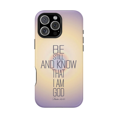 'Psalm 46v10 Bible verse ' Impact-Resistant Iphone Cases