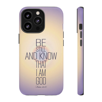 'Psalm 46v10 Bible verse' Tough Iphone Cases