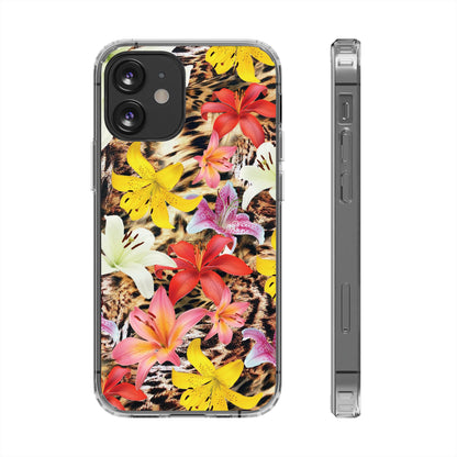 'Lovely flowers' Clear Iphone Cases