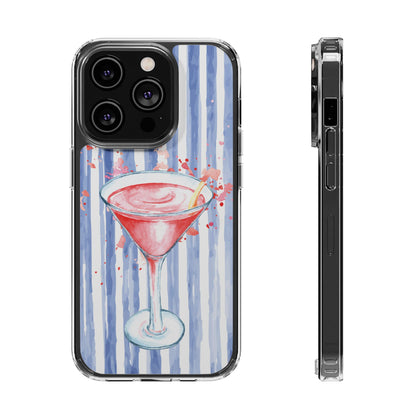 'Wine glass" Clear Iphone Cases