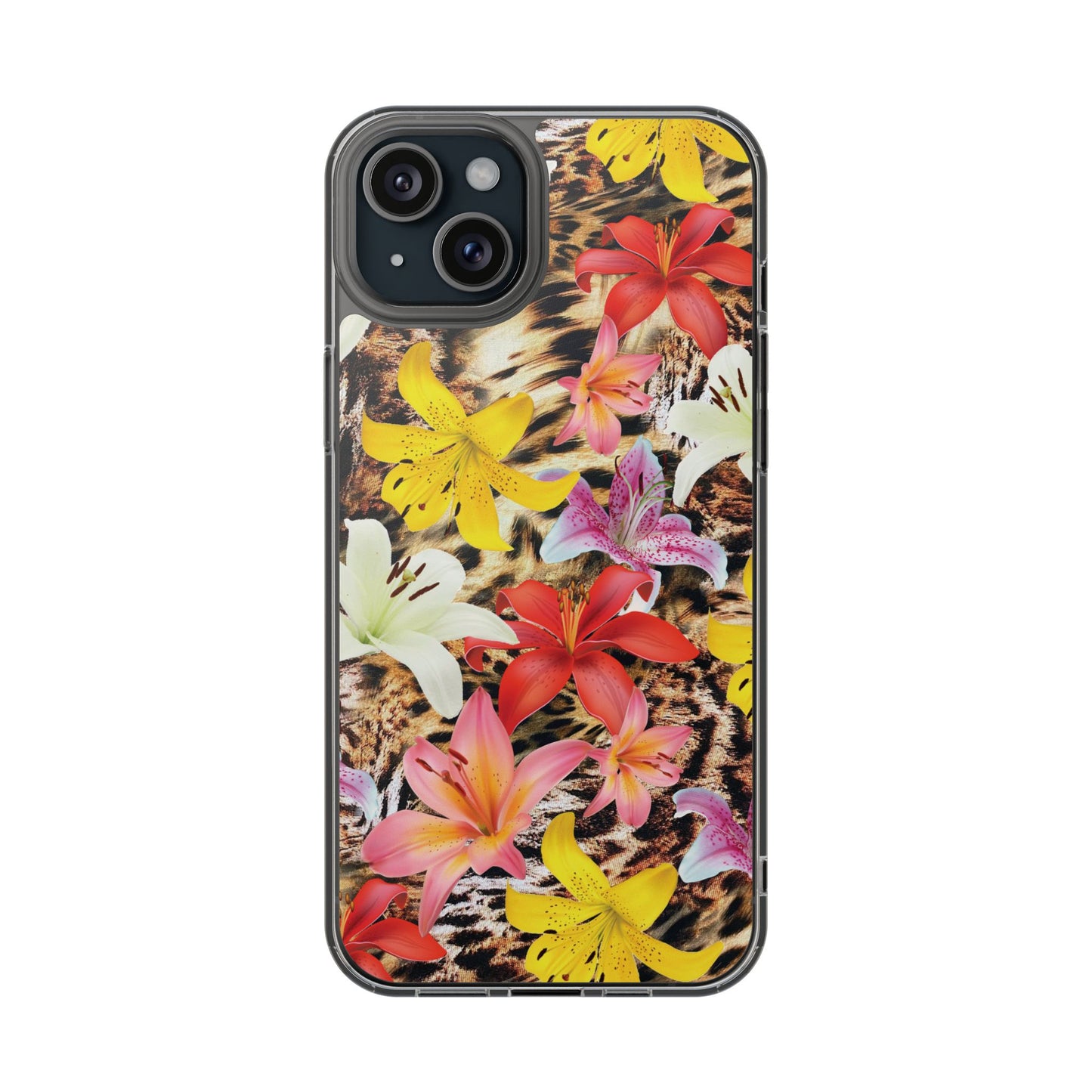 'Lovely flowers' Clear Iphone Cases