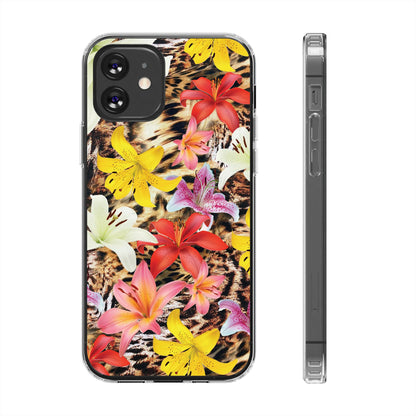 'Lovely flowers' Clear Iphone Cases