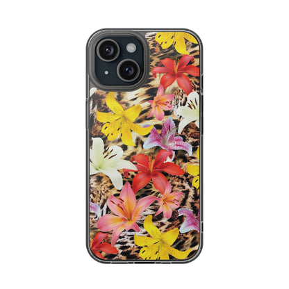 'Lovely flowers' Clear Iphone Cases