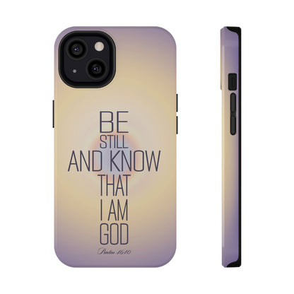 'Psalm 46v10 Bible verse ' Impact-Resistant Iphone Cases