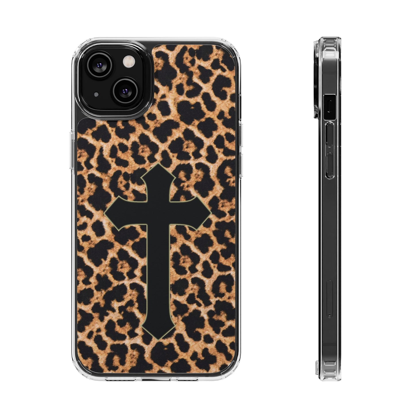 'Tiger skin' Clear Iphone Cases