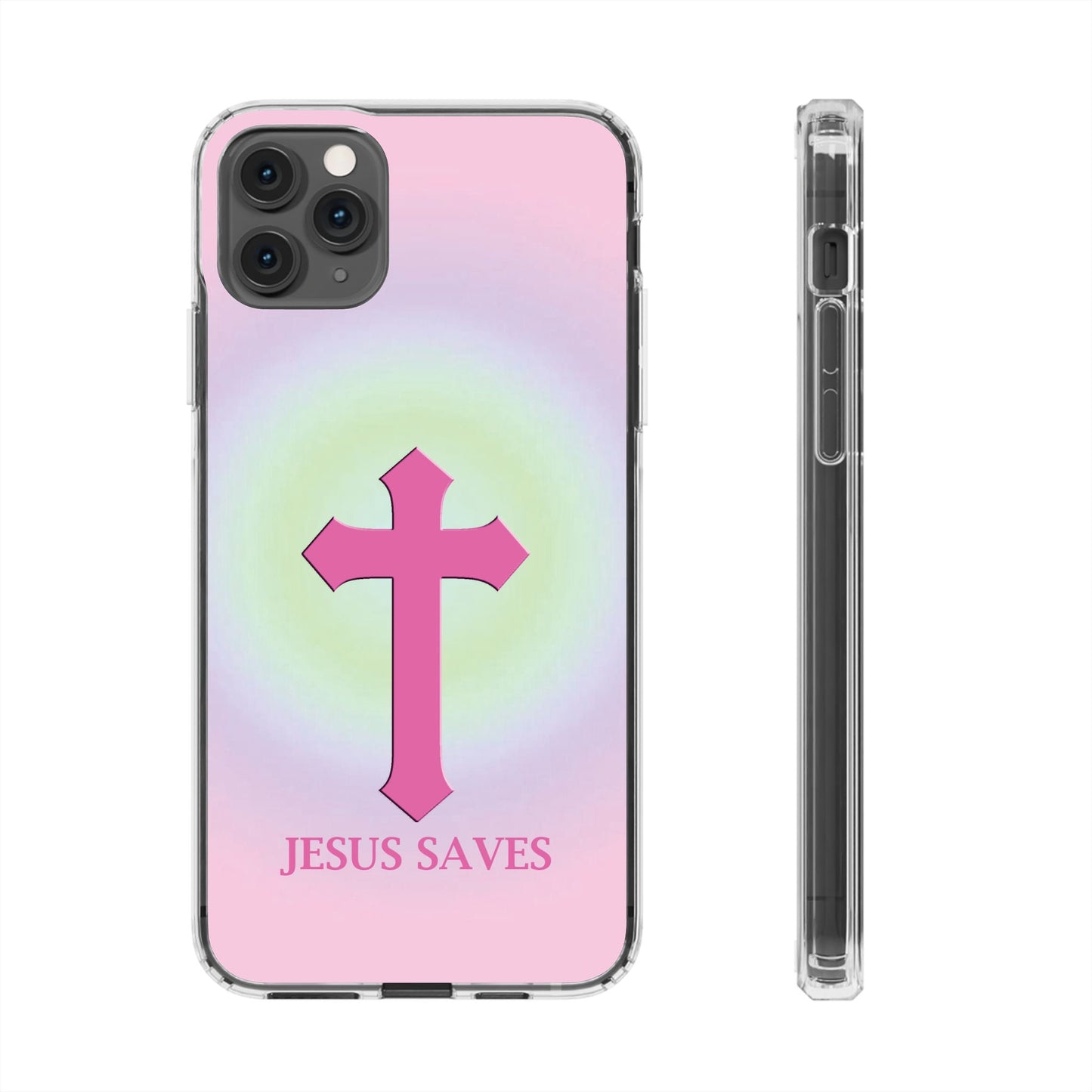 'Jesus Saves' Clear Iphone Cases