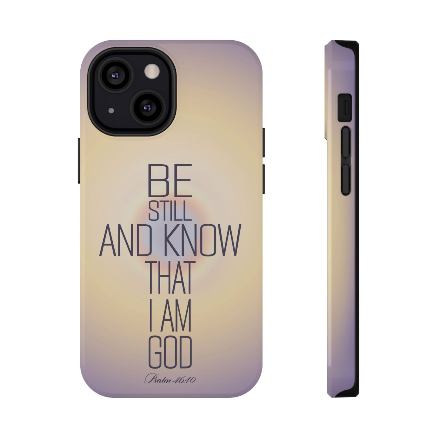 'Psalm 46v10 Bible verse ' Impact-Resistant Iphone Cases