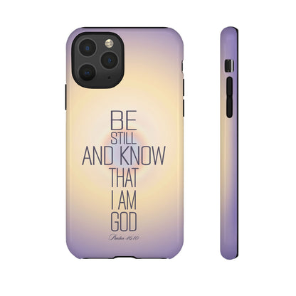 'Psalm 46v10 Bible verse' Tough Iphone Cases