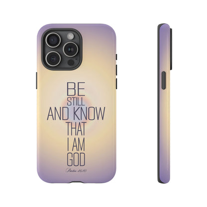 'Psalm 46v10 Bible verse' Tough Iphone Cases