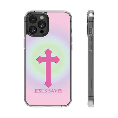 'Jesus Saves' Clear Iphone Cases