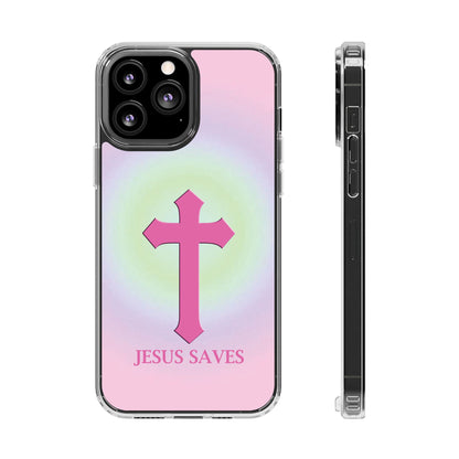 'Jesus Saves' Clear Iphone Cases