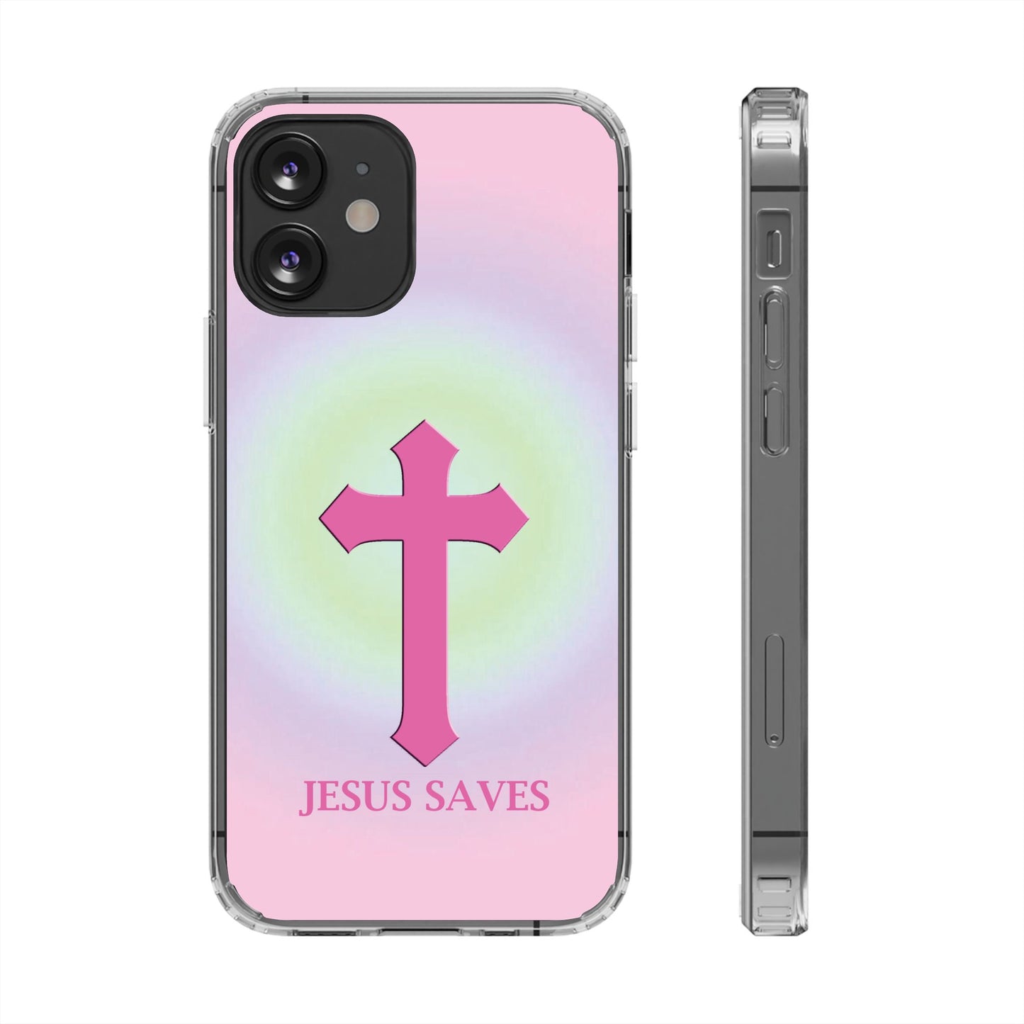 'Jesus Saves' Clear Iphone Cases