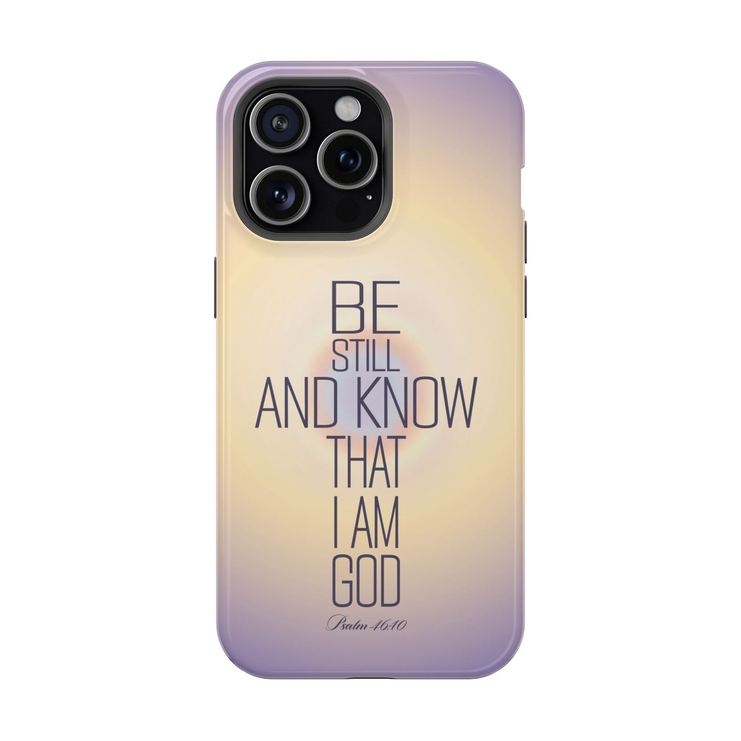 'Psalm 46v10 Bible verse ' Impact-Resistant Iphone Cases