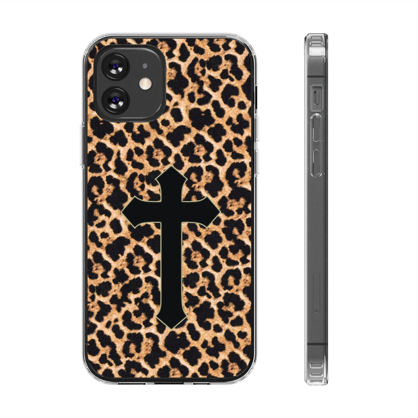 'Tiger skin' Clear Iphone Cases