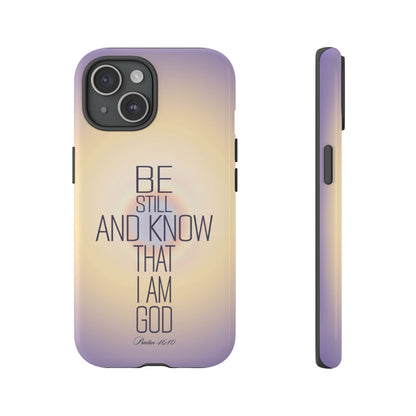 'Psalm 46v10 Bible verse' Tough Iphone Cases