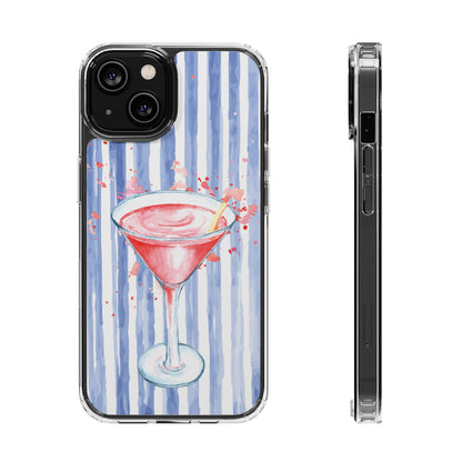 'Wine glass" Clear Iphone Cases