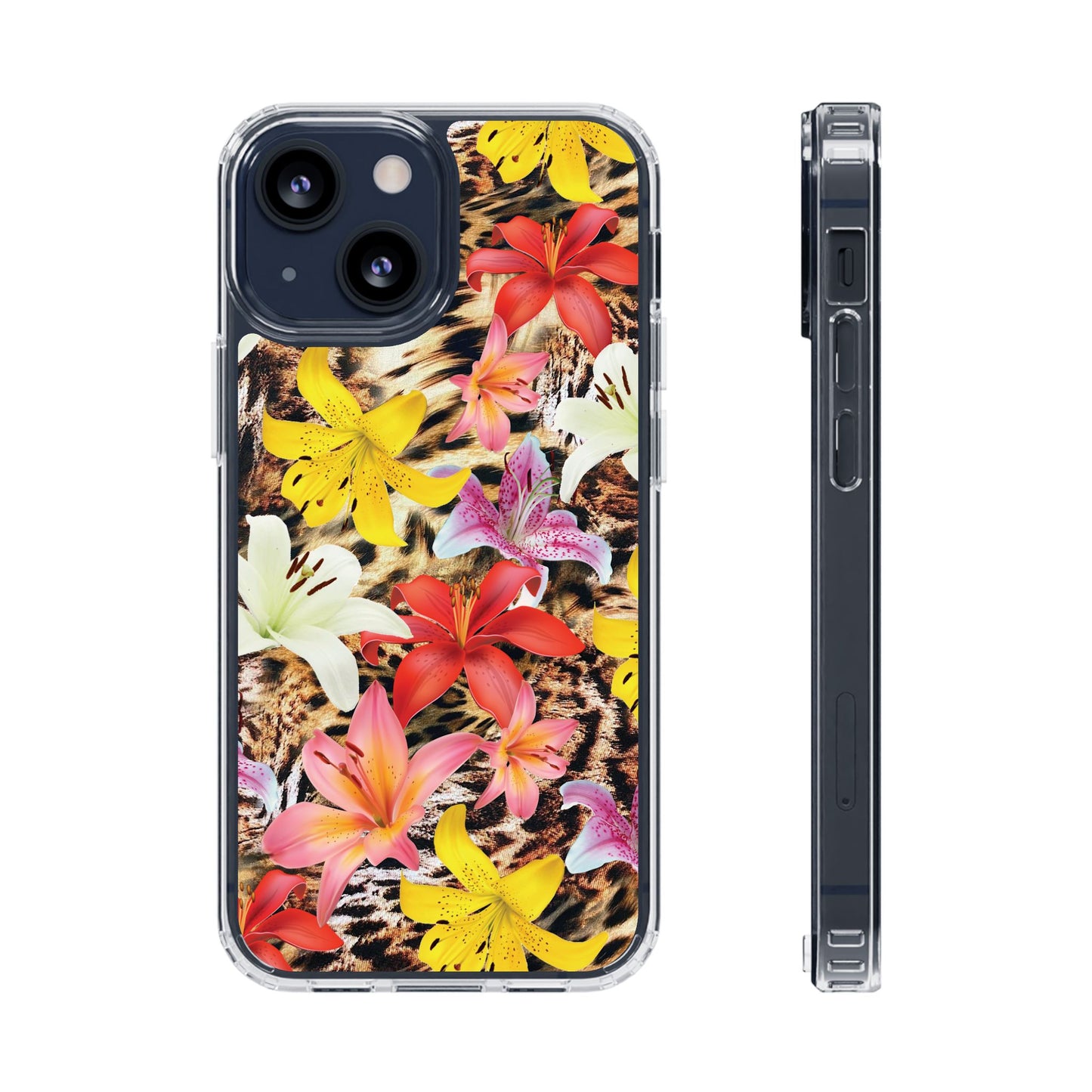 'Lovely flowers' Clear Iphone Cases