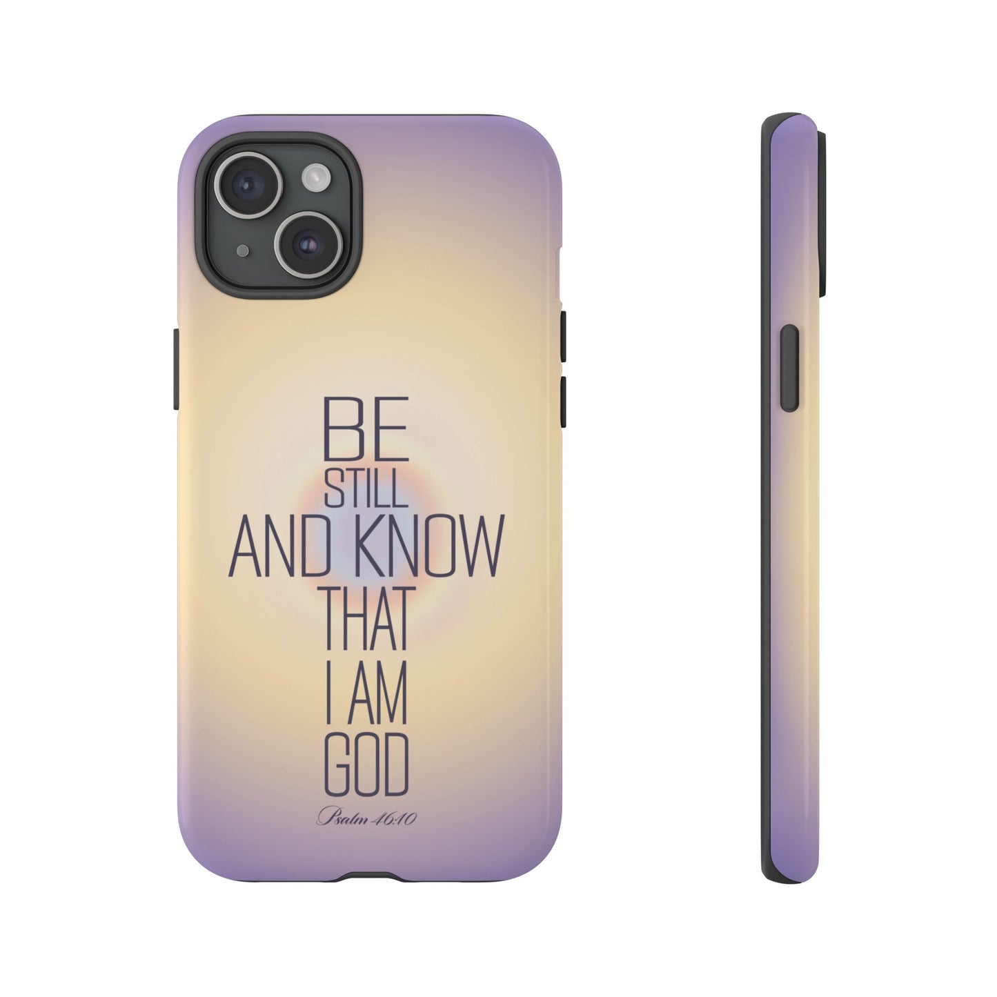 'Psalm 46v10 Bible verse' Tough Iphone Cases