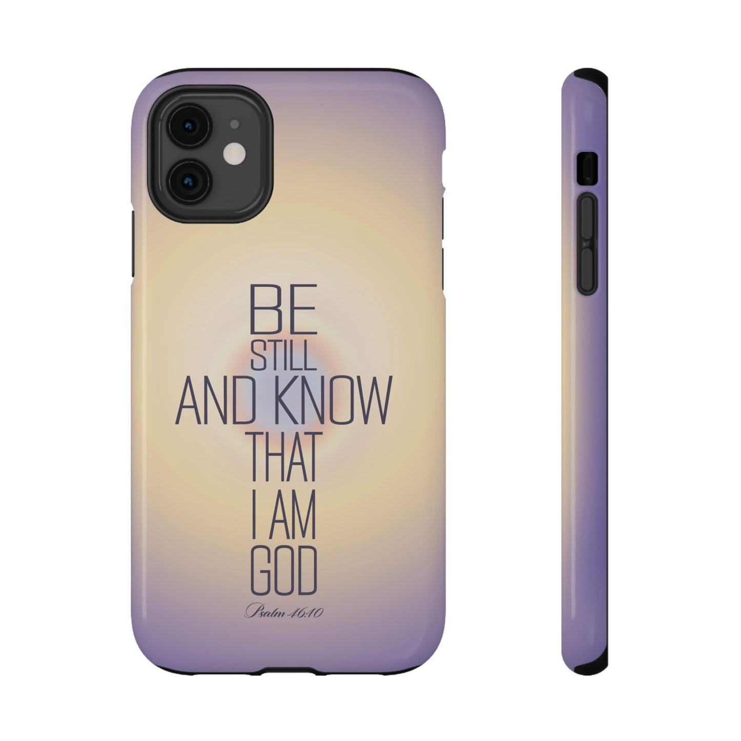 'Psalm 46v10 Bible verse ' Impact-Resistant Iphone Cases