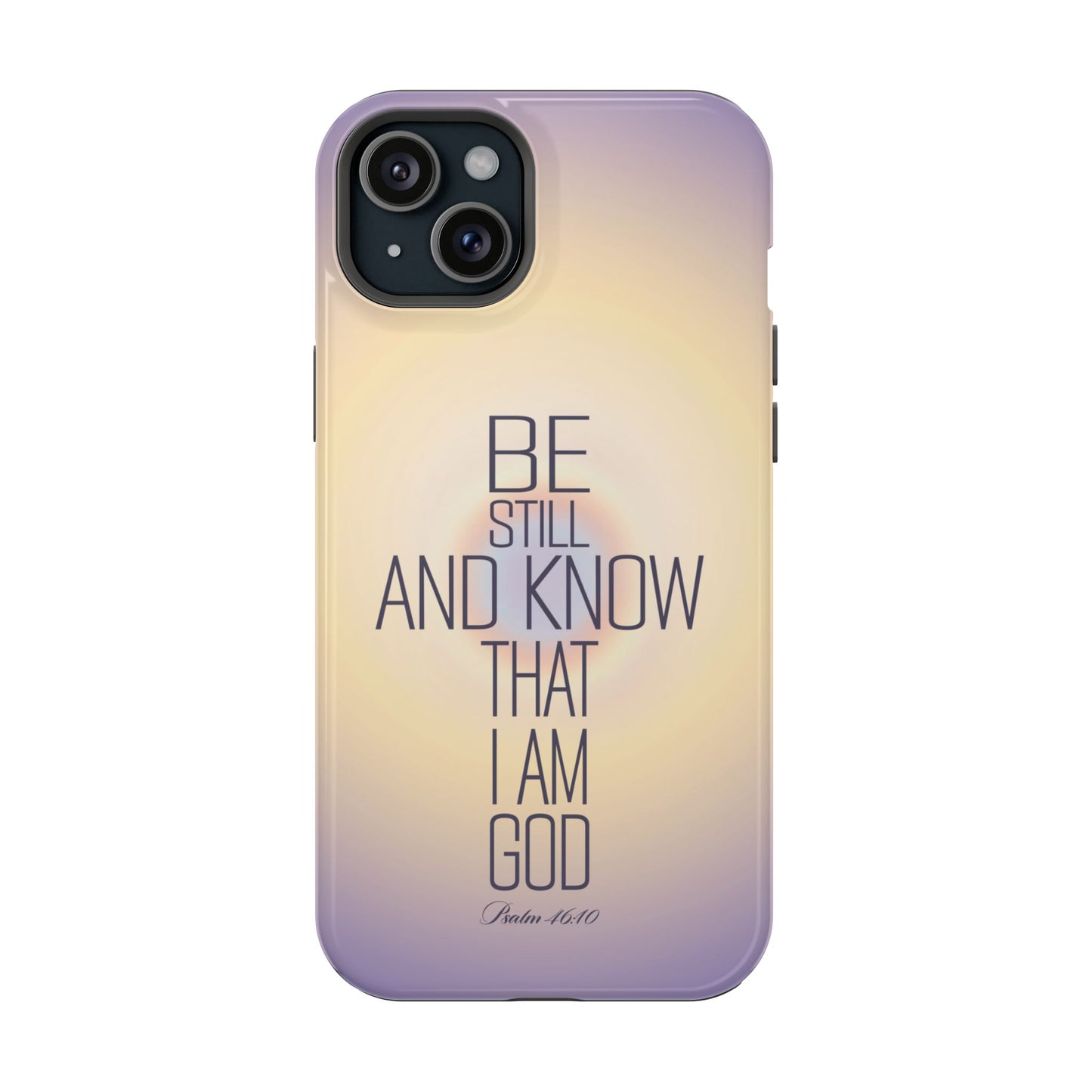 'Psalm 46v10 Bible verse ' Impact-Resistant Iphone Cases