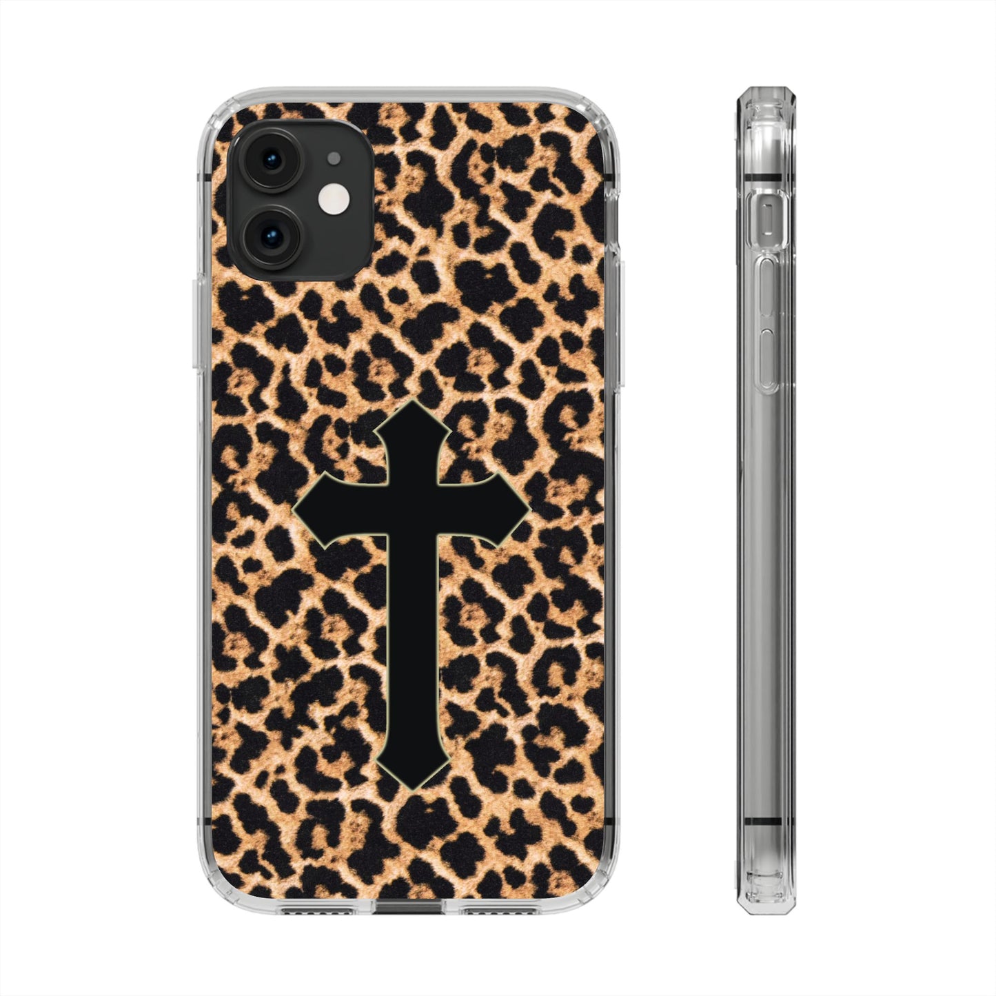 'Tiger skin' Clear Iphone Cases