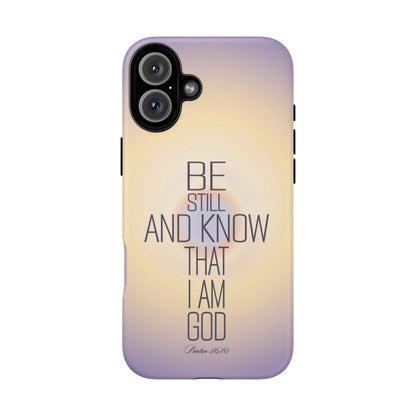 'Psalm 46v10 Bible verse' Tough Iphone Cases