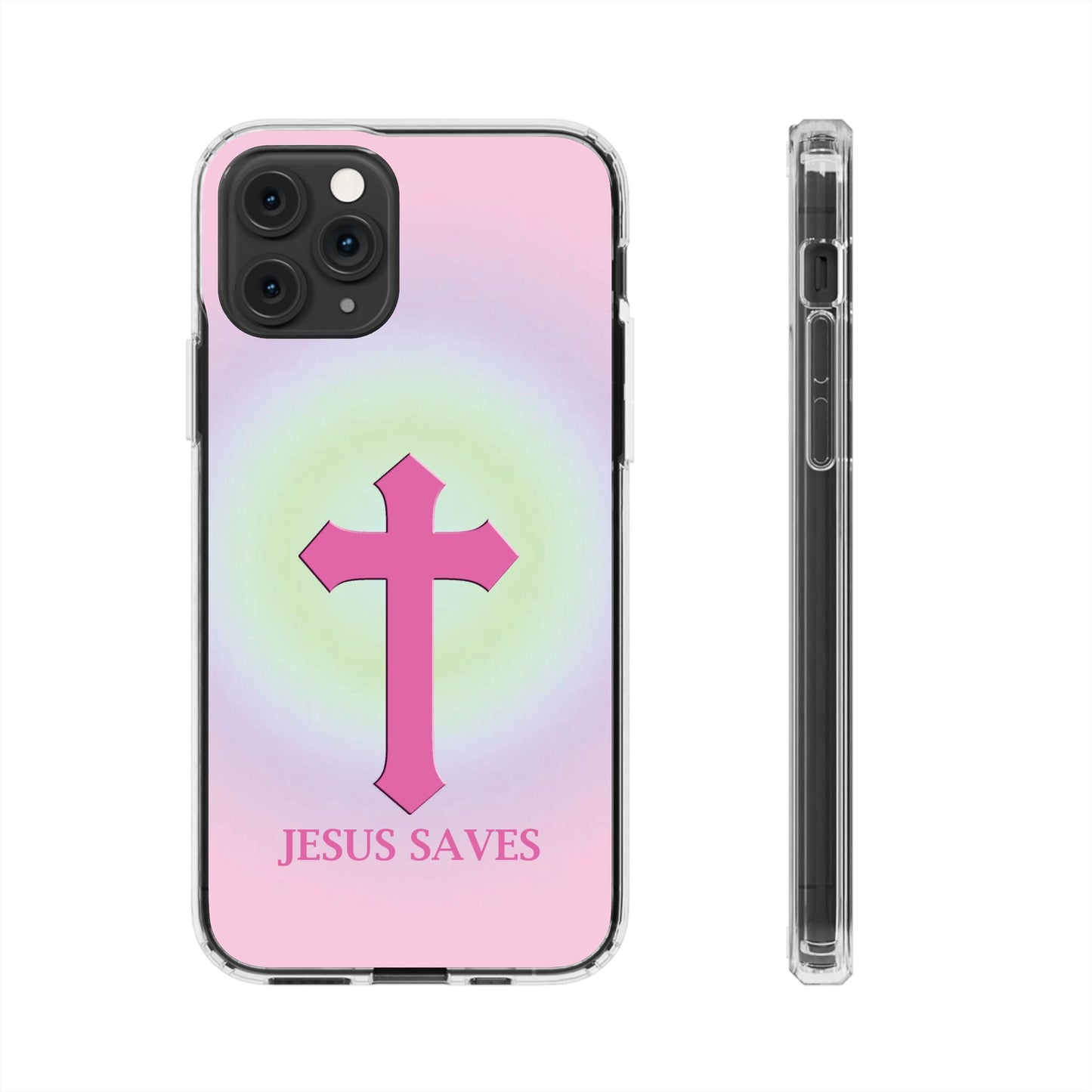 'Jesus Saves' Clear Iphone Cases