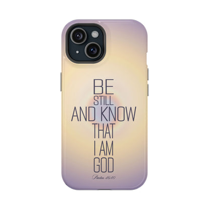 'Psalm 46v10 Bible verse ' Impact-Resistant Iphone Cases