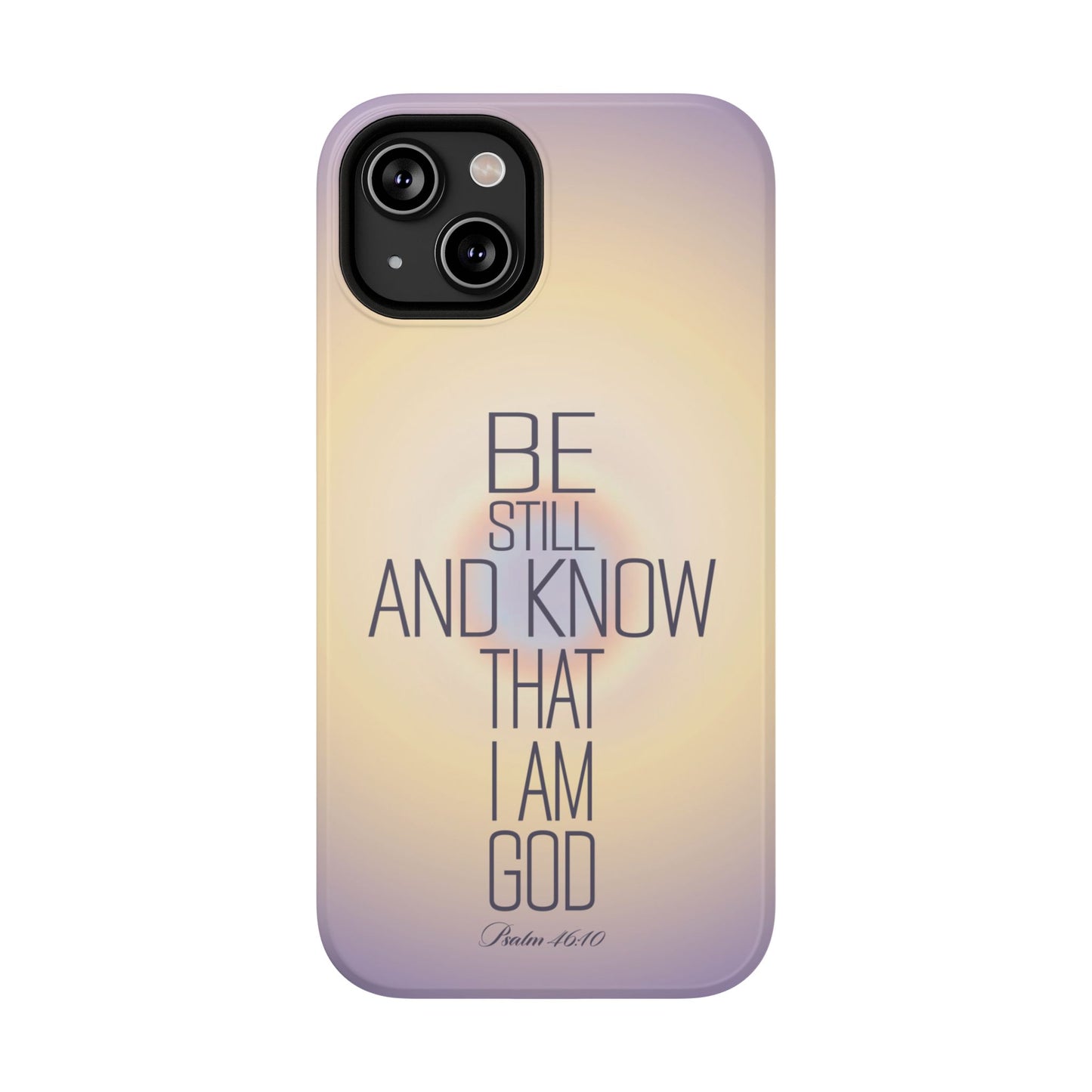 'Psalm 46v10 Bible verse ' Impact-Resistant Iphone Cases