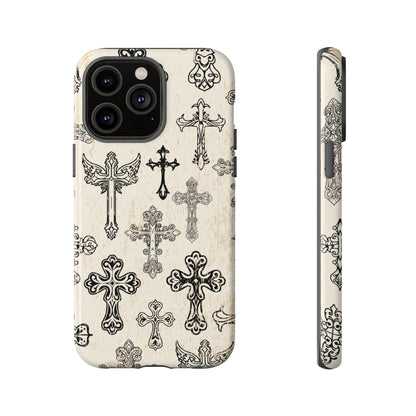 'Little cross' Tough Iphone Cases