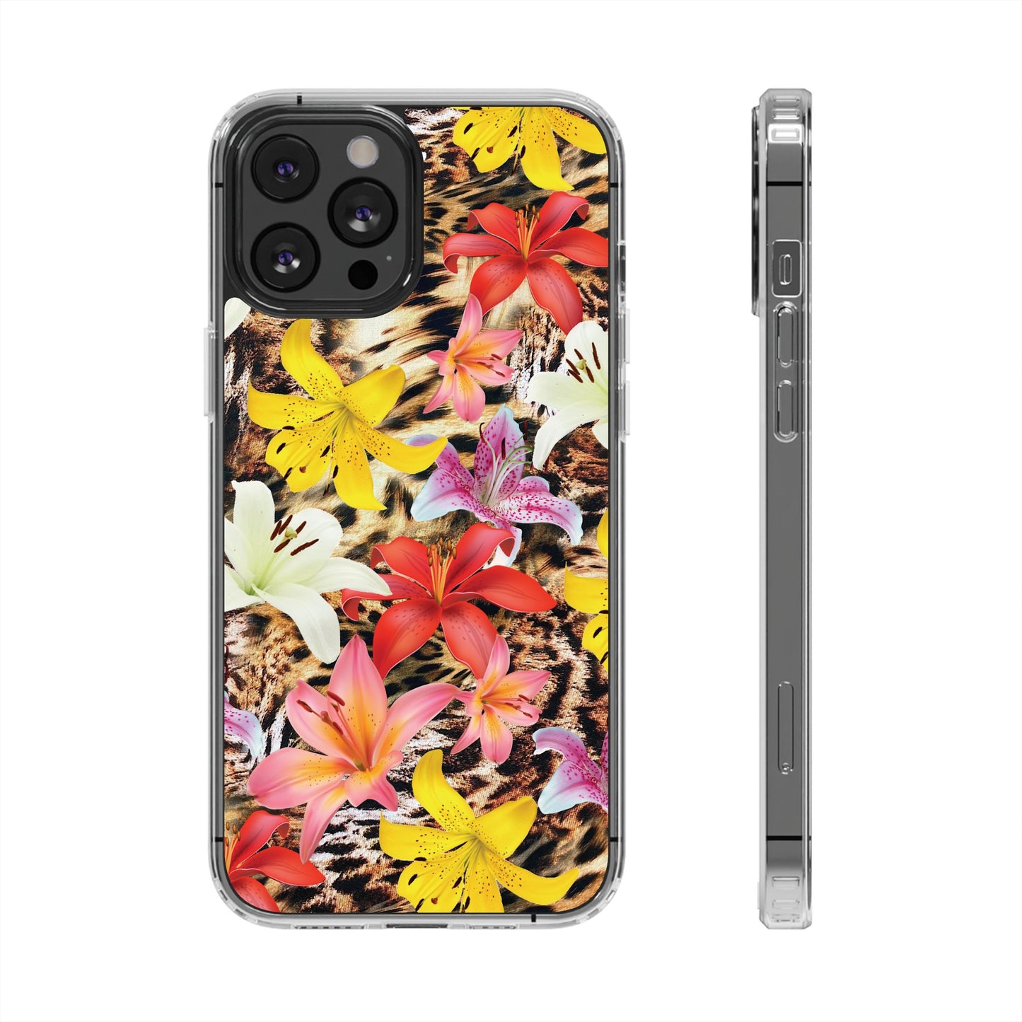 'Lovely flowers' Clear Iphone Cases