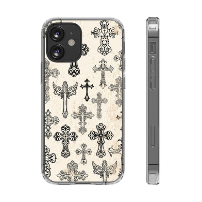 'Little cross' Clear Iphone Cases