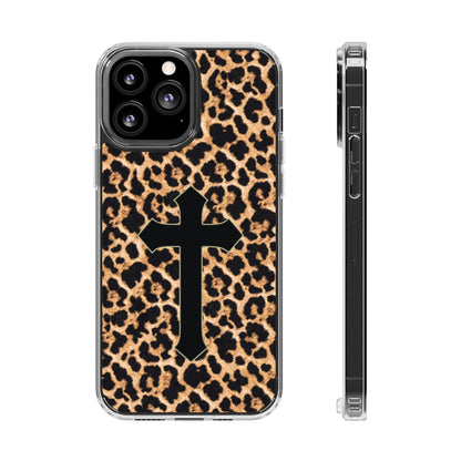 'Tiger skin' Clear Iphone Cases