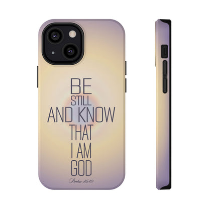 'Psalm 46v10 Bible verse ' Impact-Resistant Iphone Cases