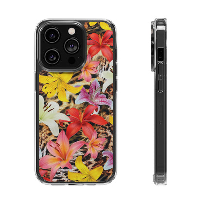 'Lovely flowers' Clear Iphone Cases