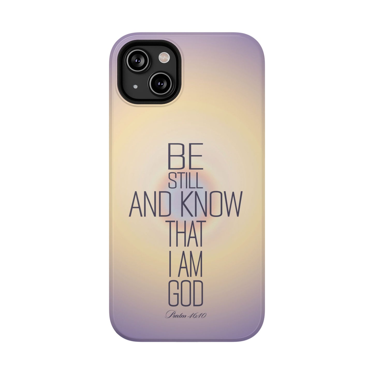 'Psalm 46v10 Bible verse ' Impact-Resistant Iphone Cases