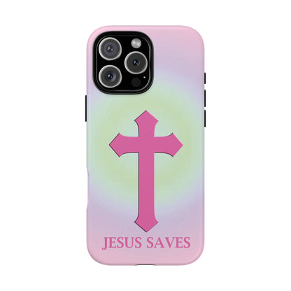 'Jesus Saves' Tough Iphone Cases