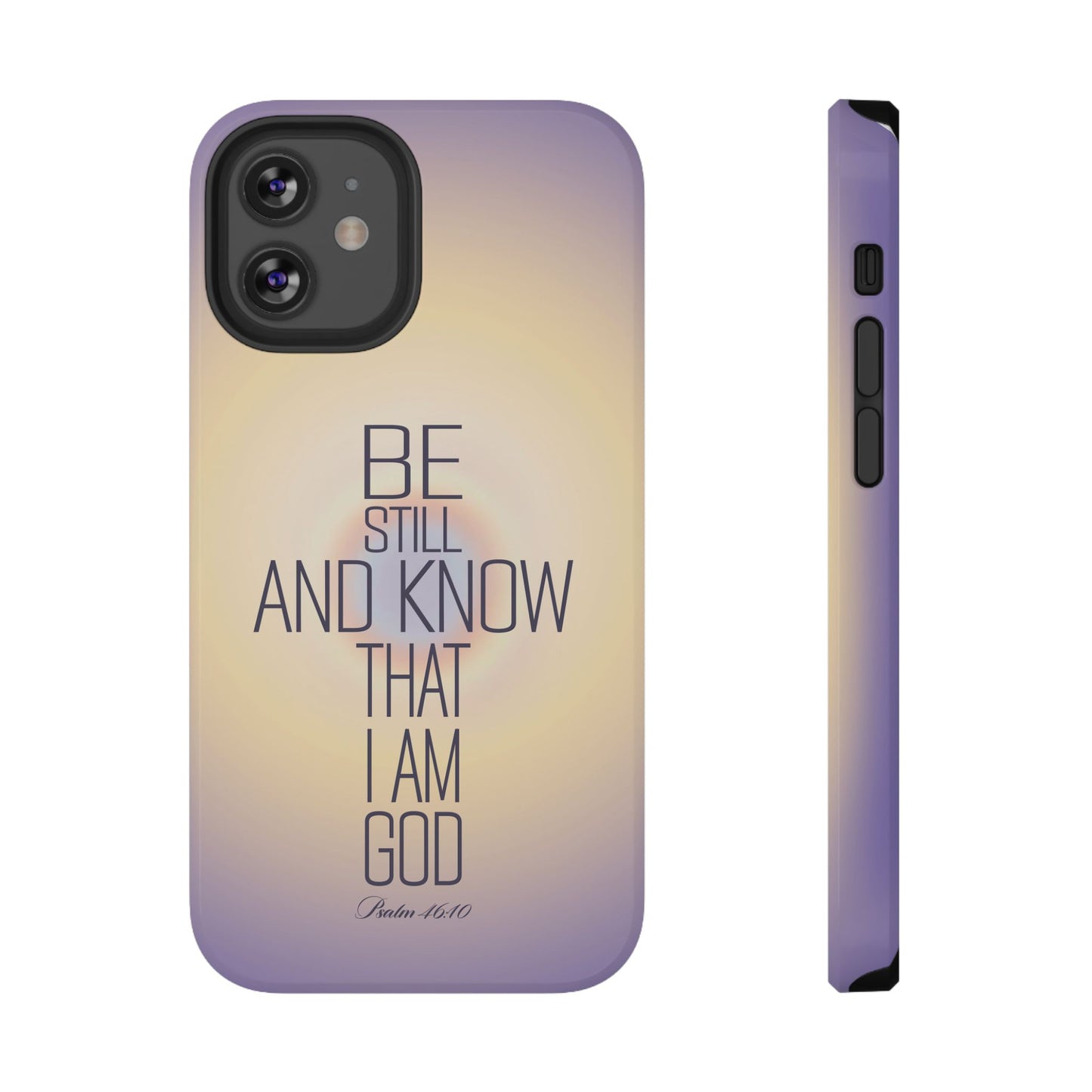 'Psalm 46v10 Bible verse ' Impact-Resistant Iphone Cases