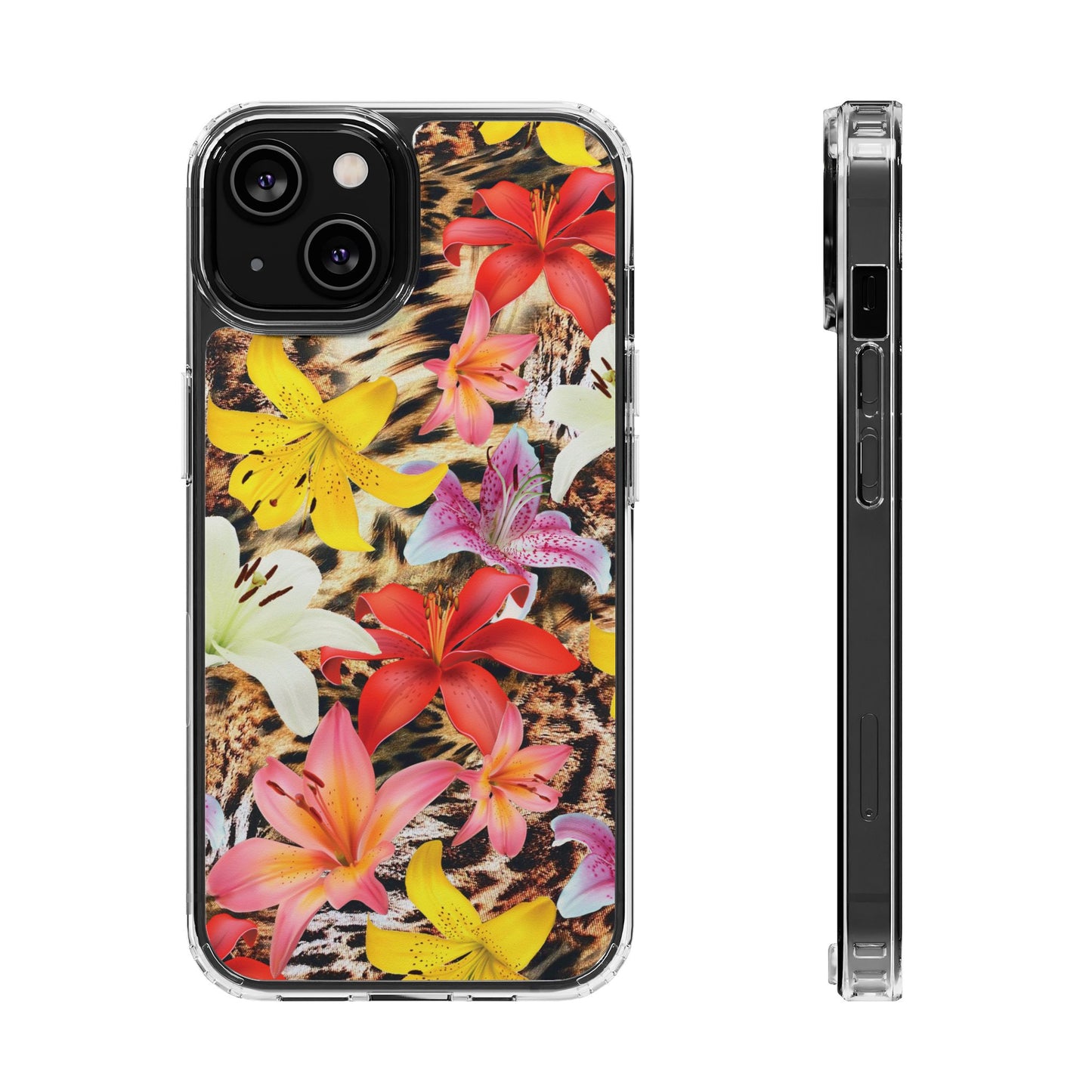 'Lovely flowers' Clear Iphone Cases